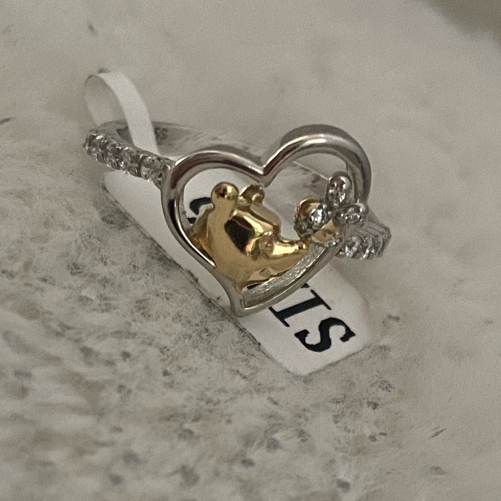 🔥NWT **Rare** Winnie the Pooh Disney solid S925 ring Charmed aroma